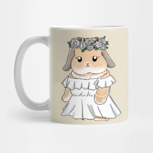 White Rabbit Outfit Wedding _ Bunniesmee Design Mug